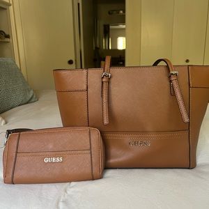 Guess purse and wallet
